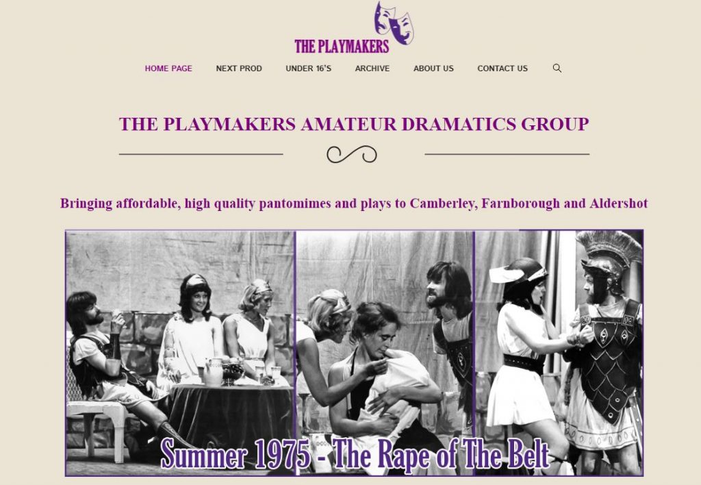 The Playmakers Website
